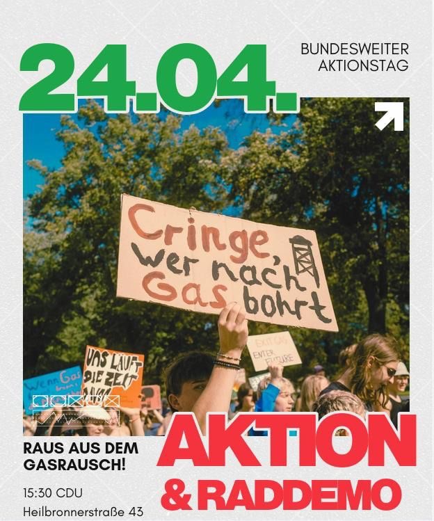 Plakat mit Demoaufruf 