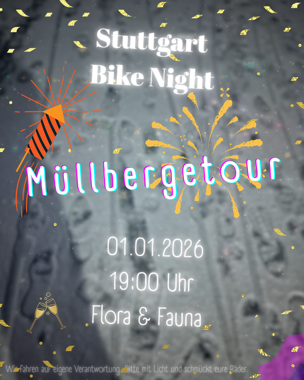 Müllbergetour, im Hintergrund schneeweiß 